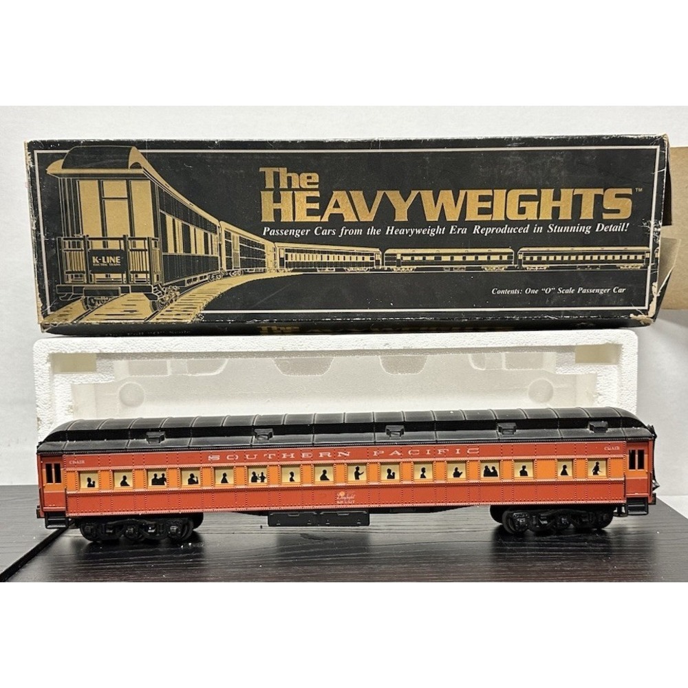 K-Line K-2017 Heavyweights Southern Pacific Daylight Coach O Gauge w/ Box